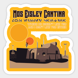 Mos Eisley Cantina Sticker